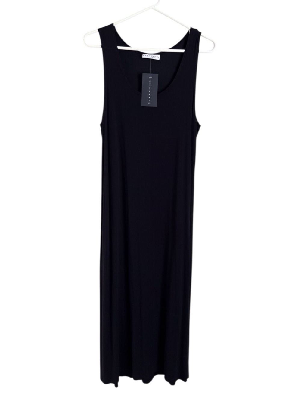 Bryn Walker Black Tank Dress NEW Neutral Minimalist Lagenlook Basic Medium